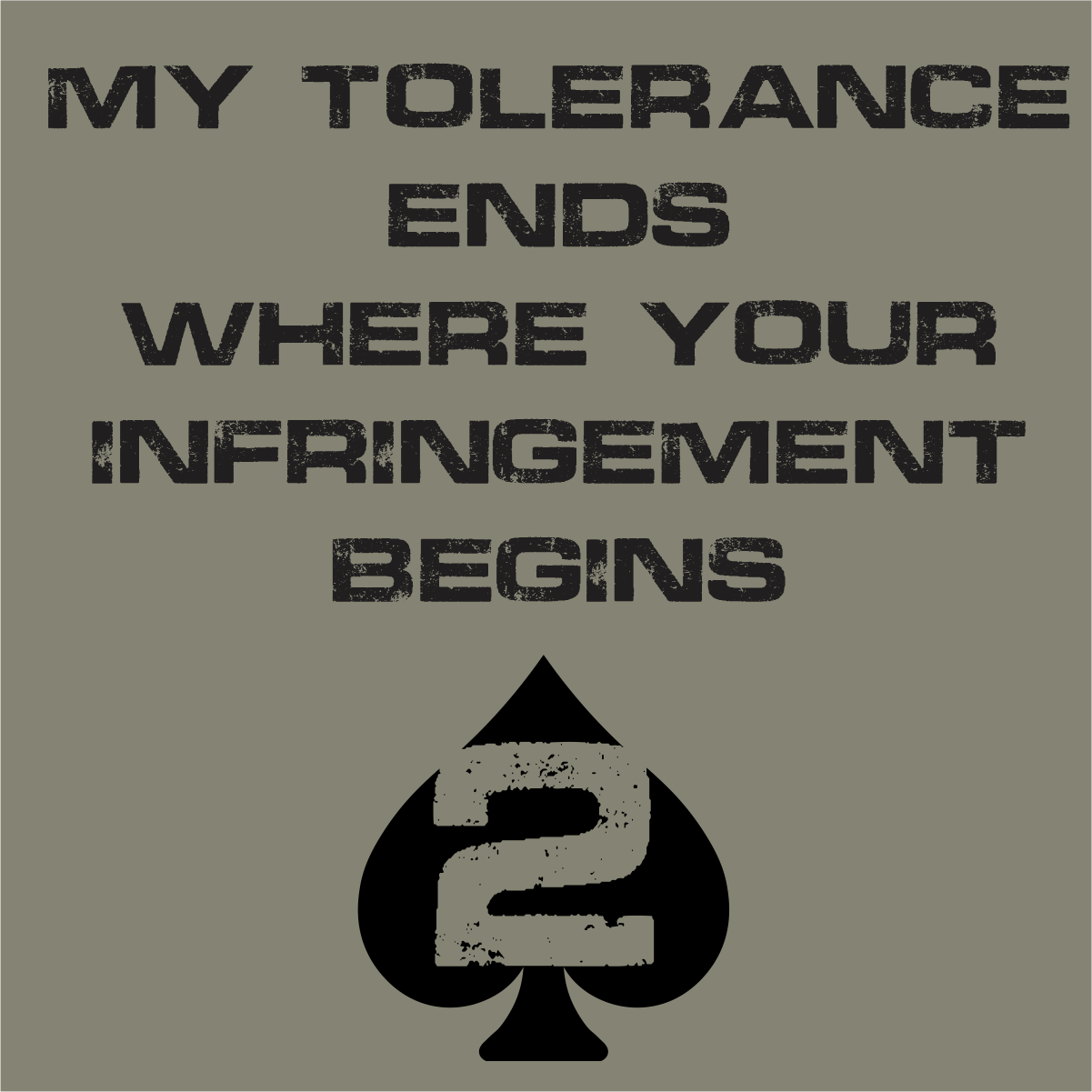 TOLERANCE ENDS HERE